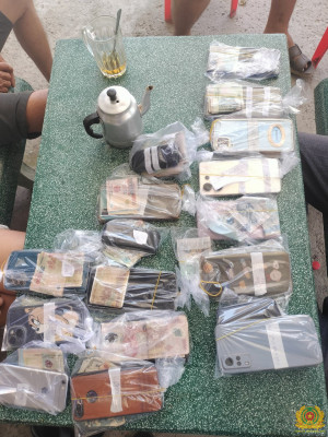 Tang vật thu giữ tại hiện trường