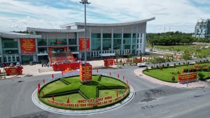 Trung tâm Hội nghị tỉnh Vĩnh Long nơi tổ chức Đại hội đại biểu Đảng bộ tỉnh Vĩnh Long nhiệm kỳ 2025 - 2030