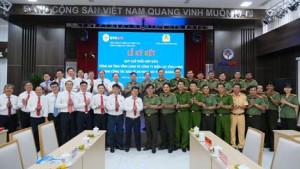 Lễ ký kết Quy chế phối hợp giữa Công an tỉnh và Công ty điện lực Vĩnh Long trong công tác bảo vệ an ninh, an toàn ngành điện