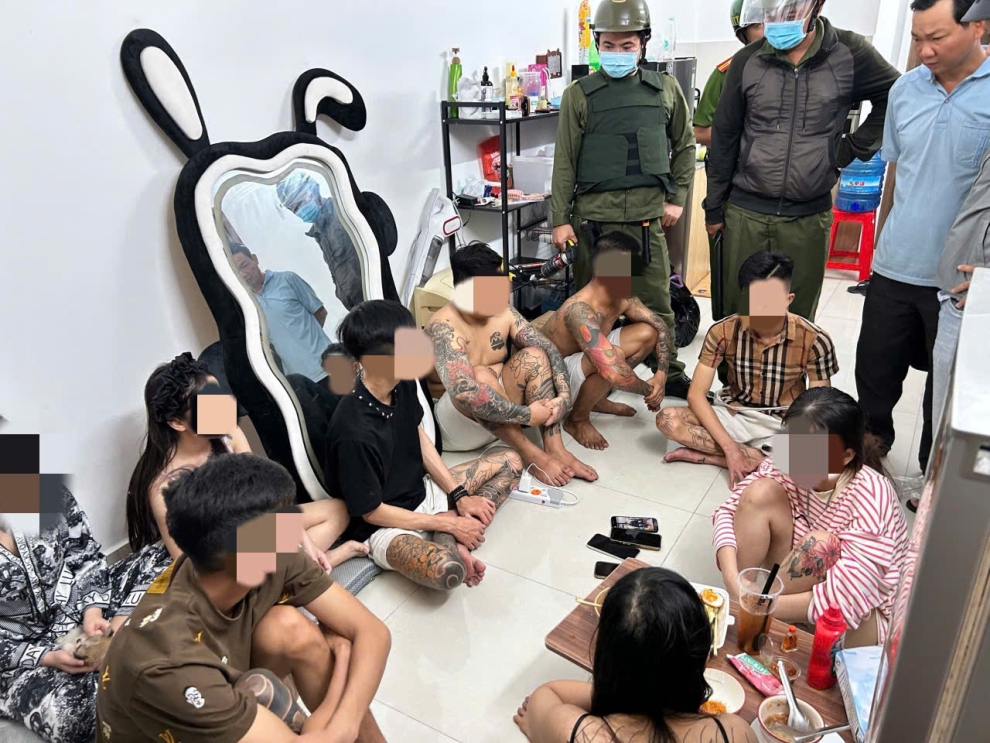 Công an phường Sơn Đông liên tiếp triệt xóa các tụ điểm tổ chức sử dụng trái phép chất ma túy