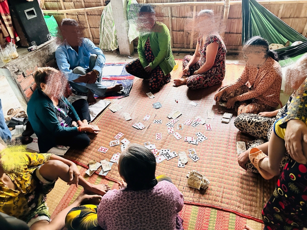 Hiện trường điểm đánh bạc