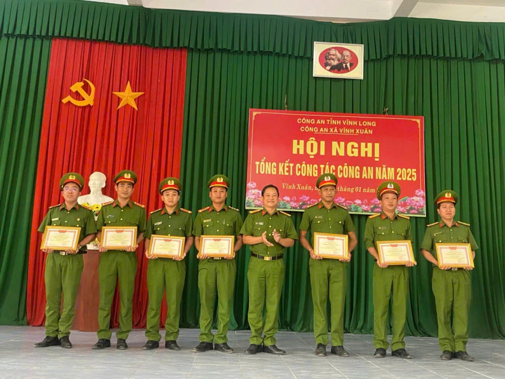 Công an xã Vĩnh Xuân phát động phong trào thi đua “Vì an ninh Tổ quốc” năm 2026