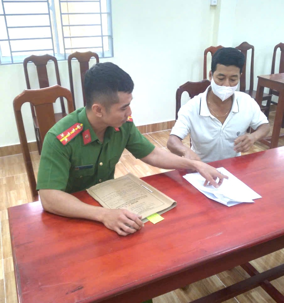 Công an xã Tân Lược tăng cường công tác cảm hóa, giáo dục đối tượng chấp hành án hình sự tại cộng đồng
