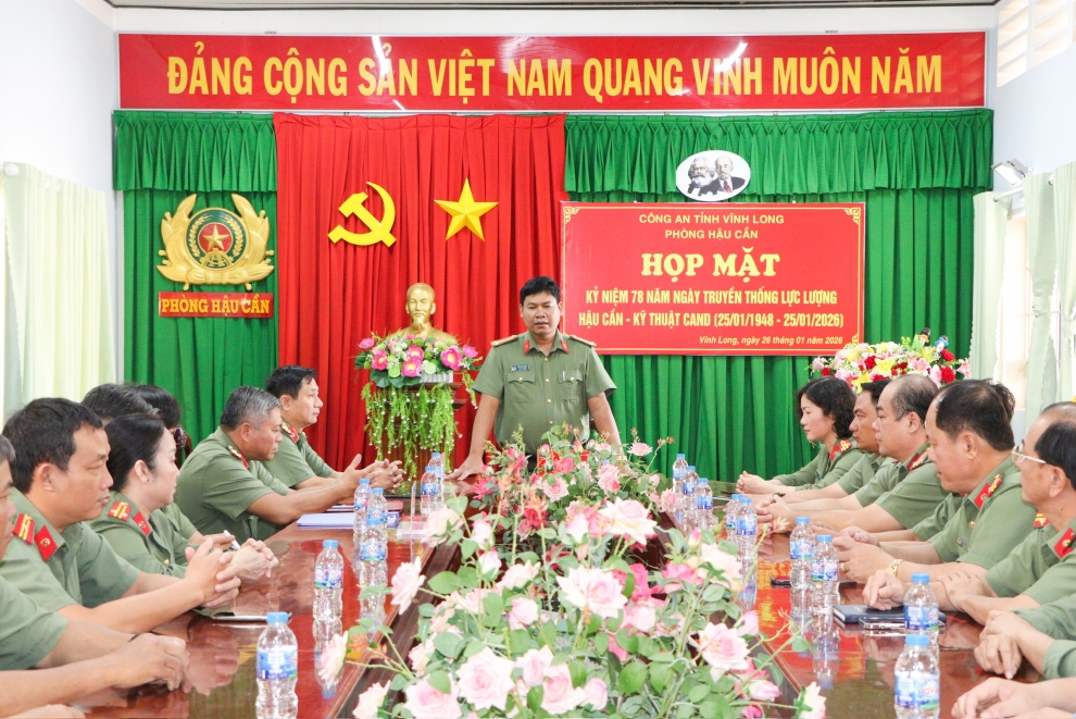 Kỷ niệm 78 năm Ngày truyền thống lực lượng Hậu cần - kỹ thuật Công an nhân dân (25/01/1948 - 25/01/2026)