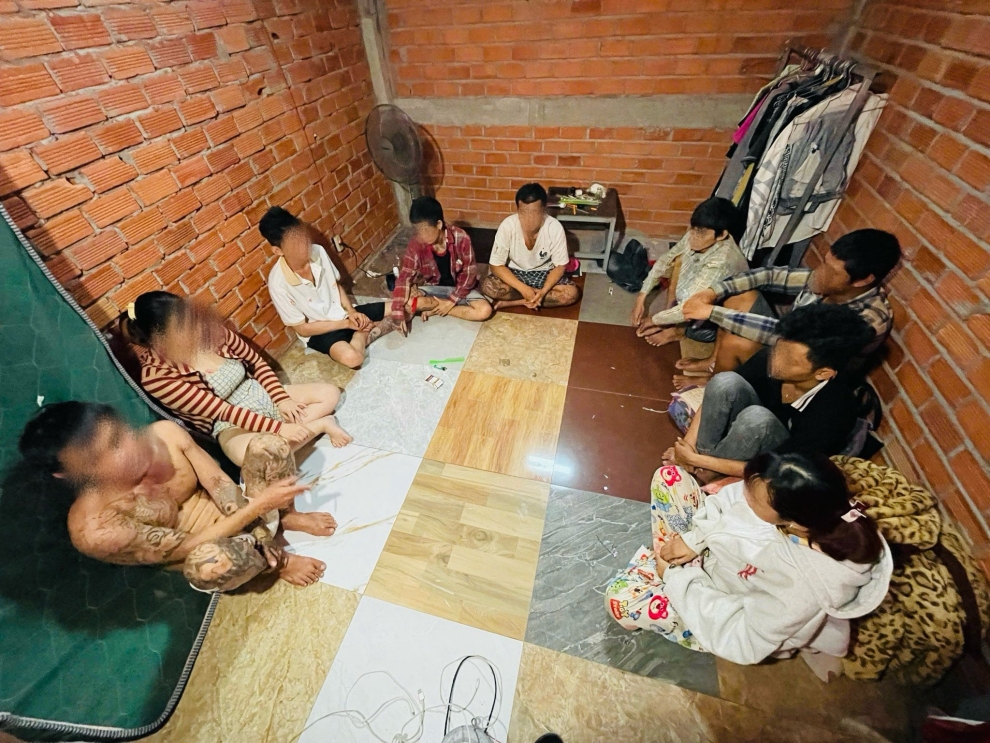 Công an xã Tân Thủy kiên quyết xử lý các hành vi tụ tập nghi vấn liên quan đến ma túy