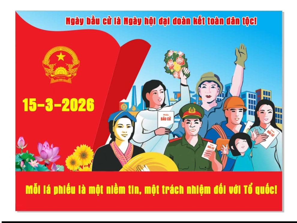 ẢNH TUYÊN TRUYỀN BẦU CỬ