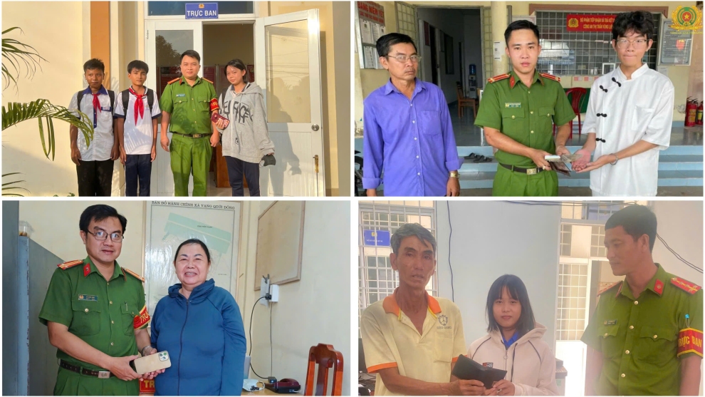 những tấm gương ko tham của rơi
