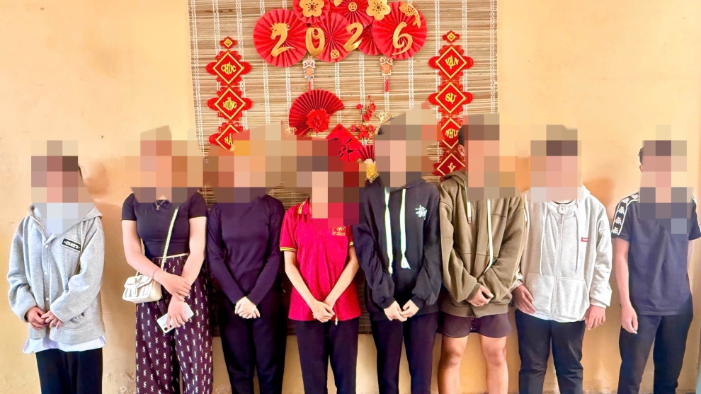 Công an xã Châu Hưng kịp thời ngăn chặn nhóm học sinh tụ tập có dấu hiệu đánh nhau
