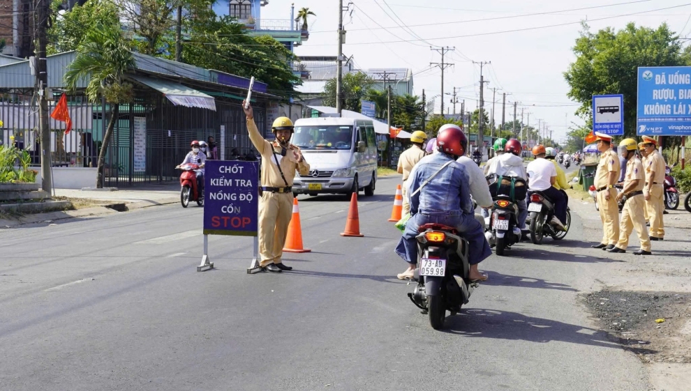 Trật tự, an toàn giao thông trên địa bàn tỉnh ổn định trong 09 nghỉ Tết