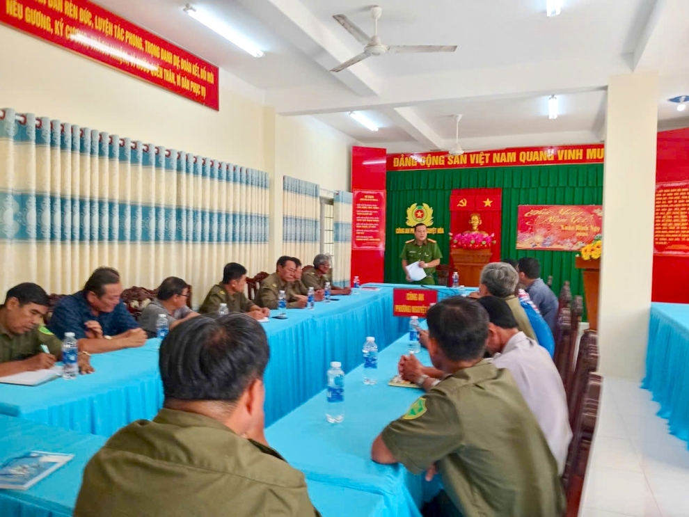 Phát huy vai trò lực lượng tham gia bảo vệ an ninh trật tự ở cơ sở bảo vệ ngày bầu cử