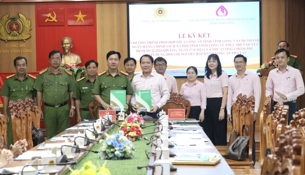Ký kết quy chế phối hợp thực hiện tín dụng đối với người chấp hành xong án phạt tù
