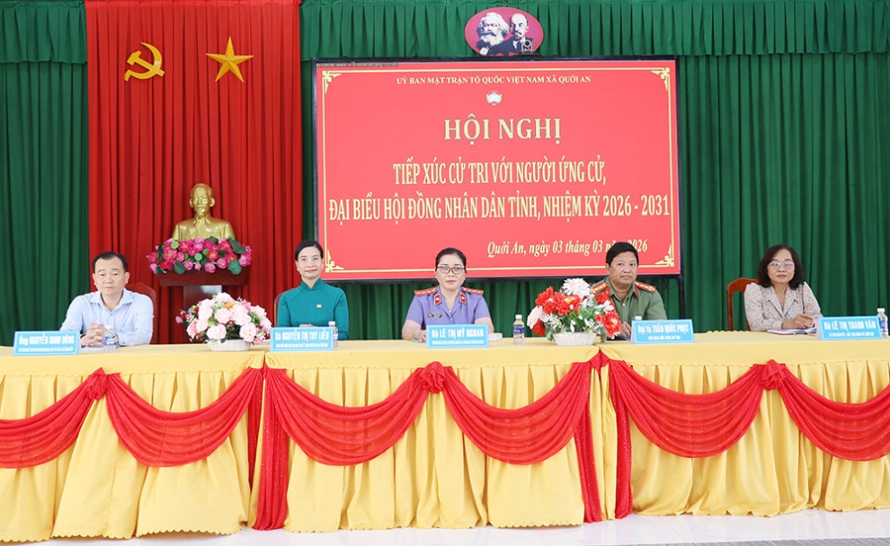 Người ứng cử đại biểu HĐND tỉnh nhiệm kỳ 2026 2031 đơn vị bầu cử số 3