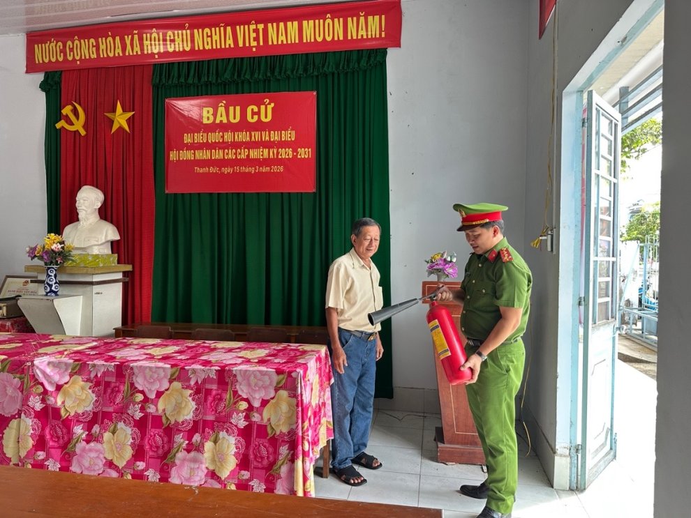 Bảo đảm các điều kiện an toàn PCCC và CNCH phục vụ bầu cử