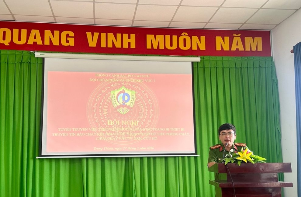 Tuyên truyền, hướng dẫn triển khai lắp đặt hệ thống truyền tin báo cháy tích hợp, kết nối với hệ thống Cơ sở dữ liệu về PCCC và CNCH