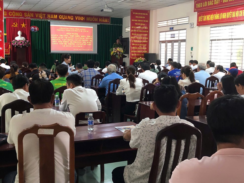 Ảnh 1 Đại biểu tham dự Hội nghị tại xã Châu Hưng