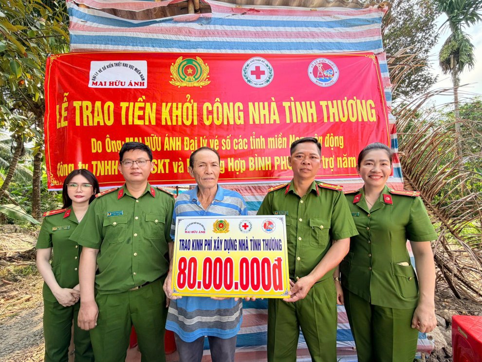 Ảnh trao kinh phí