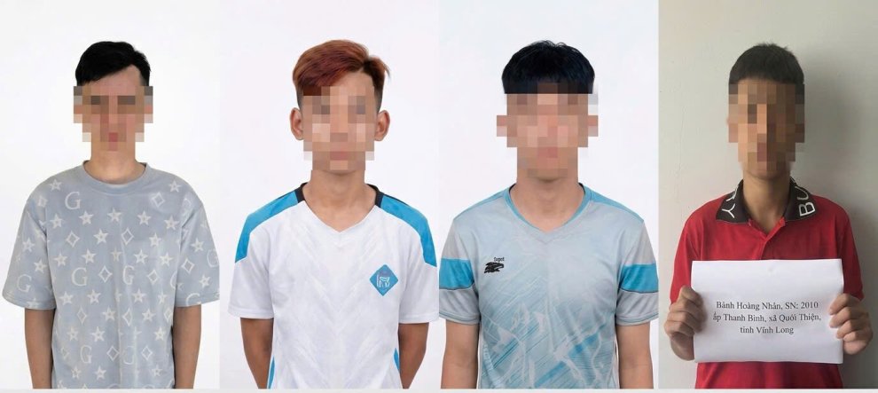 Các đối tượng tại cơ quan Công an