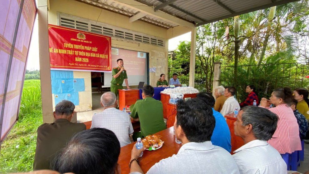 Công an cơ sở đẩy mạnh công tác tuyên truyền pháp luật trong Nhân dân