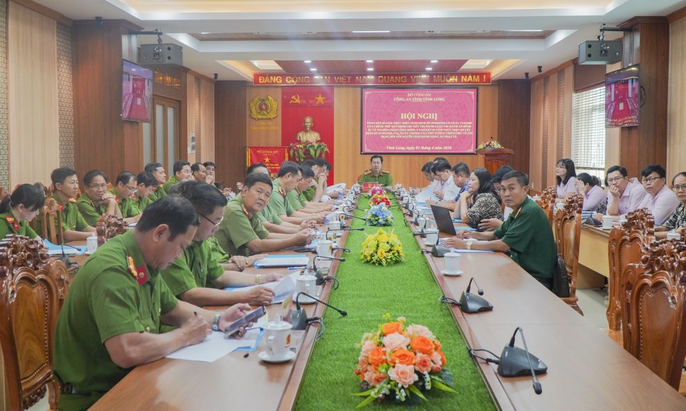 Điểm cầu Công an tỉnh Vĩnh Long (1)