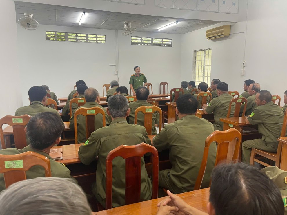Công an phường Cái Vồn triển khai kế hoạch tổ chức Hội thi lực lượng tham gia bảo vệ an ninh trật tự ở cơ sở giỏi lần thứ nhất năm 2026