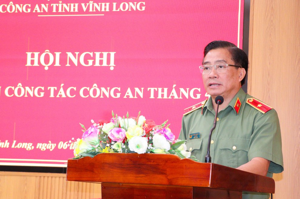 Công an tỉnh giao ban công tác Công an tháng 4/2026