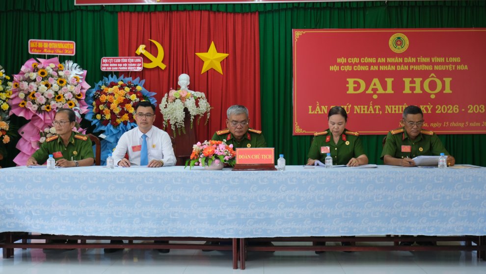 Đoàn Chủ tịch Đại hội thành lập nhiệm kỳ 2026 2031
