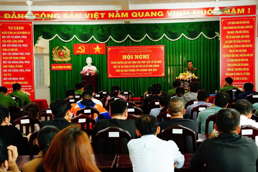 Quang cảnh buổi tuyên truyền