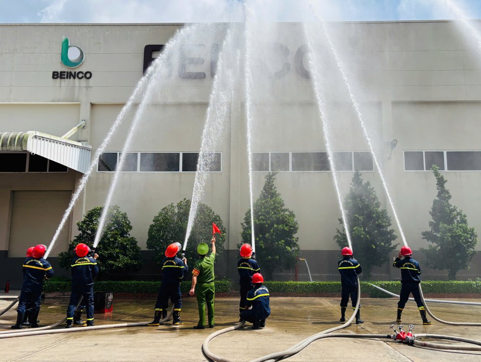 Thực tập phương án chữa cháy tại Công ty dừa Bến Tre