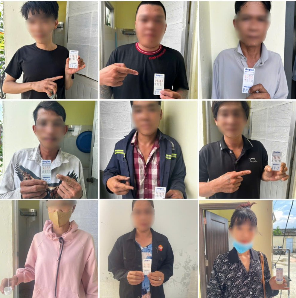 Công an xã Tam Bình tăng cường kiểm tra, xử lý hành vi sử dụng trái phép chất ma túy