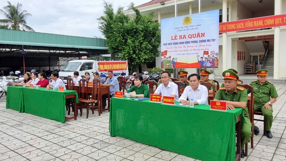 Công an xã Cầu Kè tập trung phòng, chống ma túy với tinh thần “không có vùng cấm”, “không có ngoại lệ”