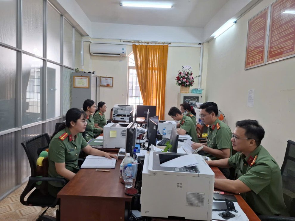 Phòng Hồ sơ nghiệp vụ làm sạch dữ liệu phục vụ công tác lý lịch tư pháp