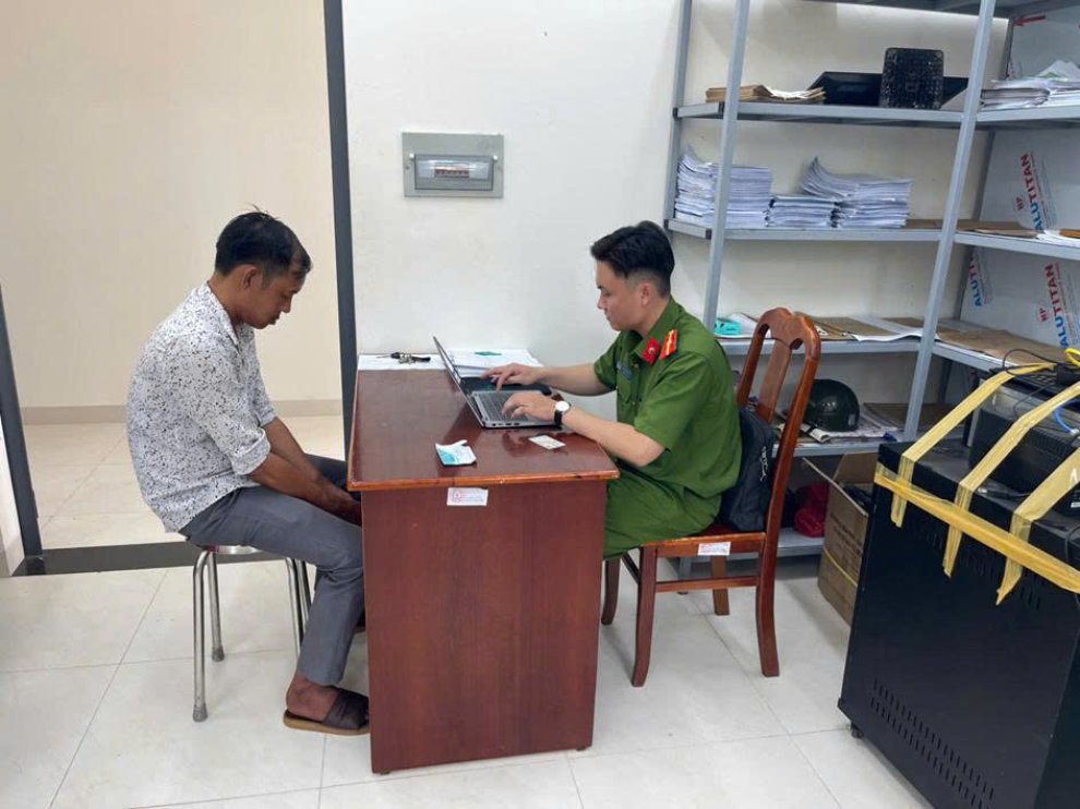 Công an xã Ba Tri phát hiện, xử lý trường hợp vi phạm pháp luật về ma túy
