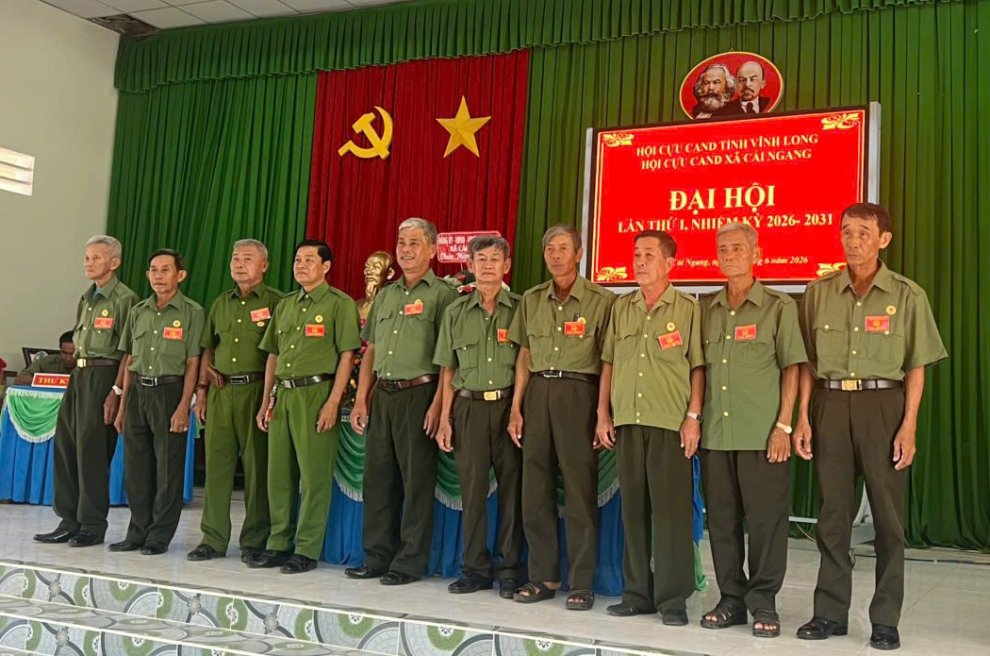 Đại hội Hội Cựu CAND xã Cái Ngang lần thứ I, nhiệm kỳ 2026 - 2031