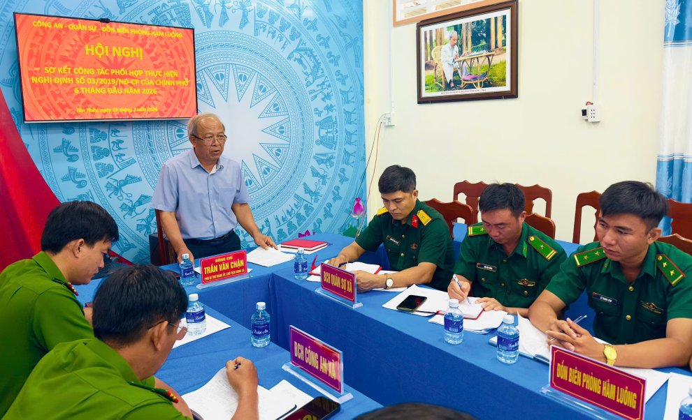 Sơ kết công tác phối hợp, thực hiện Nghị định số 03/2019/NĐ-CP của chính phủ 06 tháng đầu năm 2026