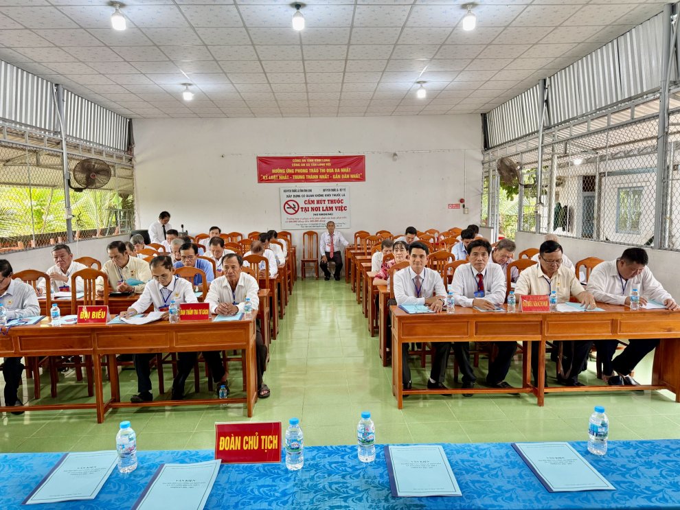 Xã Tân Long Hội tổ chức Đại hội Hội Cựu Công an nhân dân xã lần thứ I, nhiệm kỳ 2026 – 2031