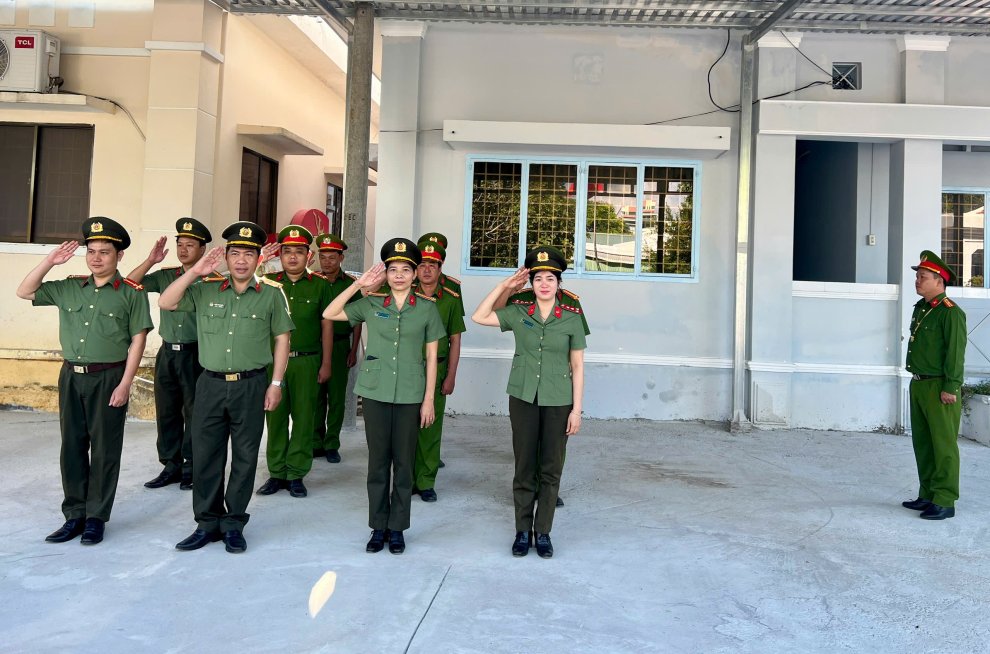 ảnh tập huấn điều lệnh