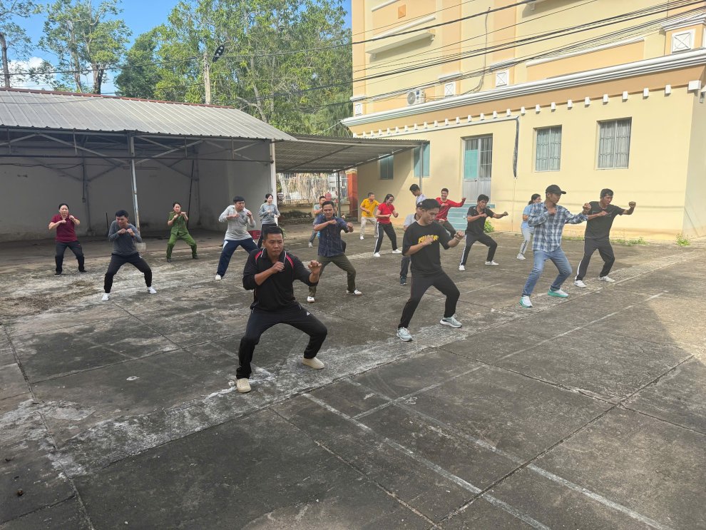 CBSC Công an phường tham gia lớp tập huấn