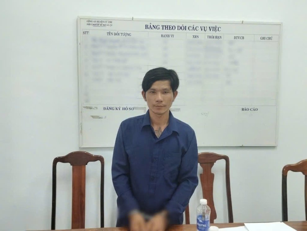 Đối tượng Nguyễn Văn Điền tại Cơ quan Công an
