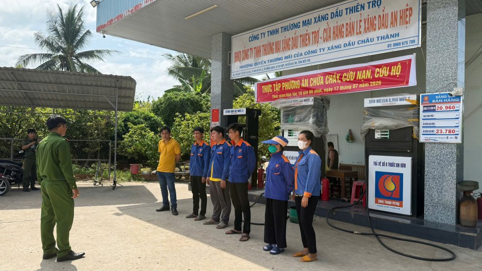Hướng dẫn cơ sở tổ chức thực tập phướng án chữa cháy và CNCH