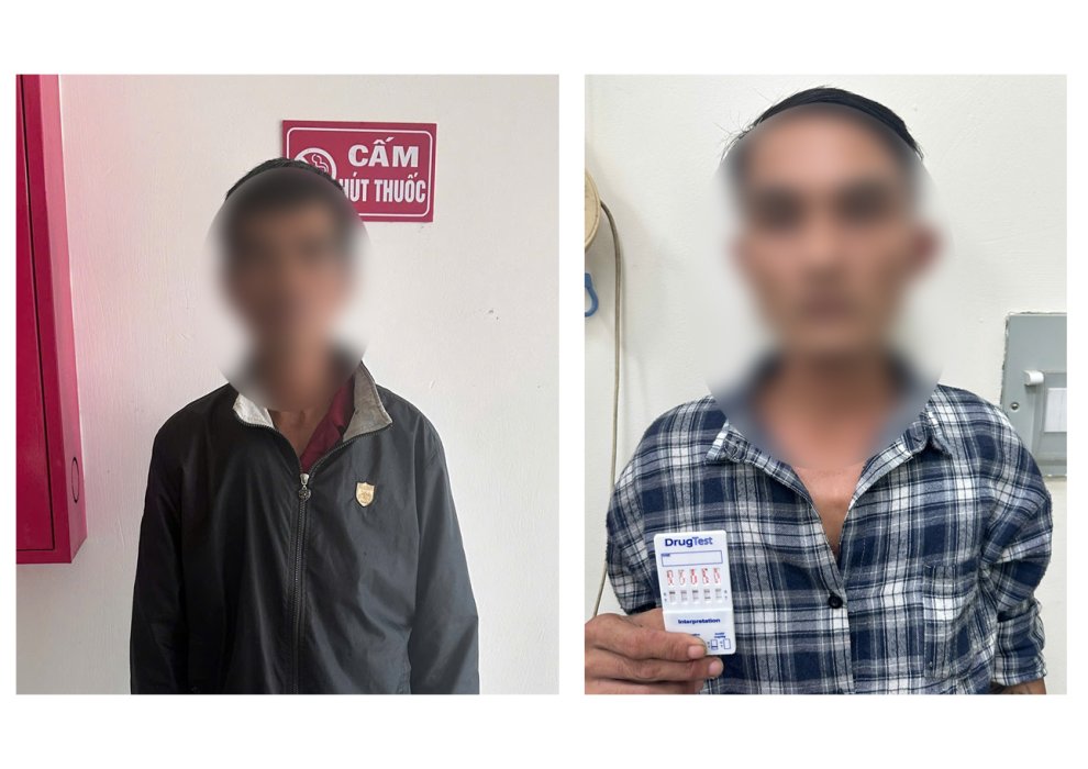 Công an xã Trà Ôn đưa hai trường hợp đi cai nghiện bắt buộc