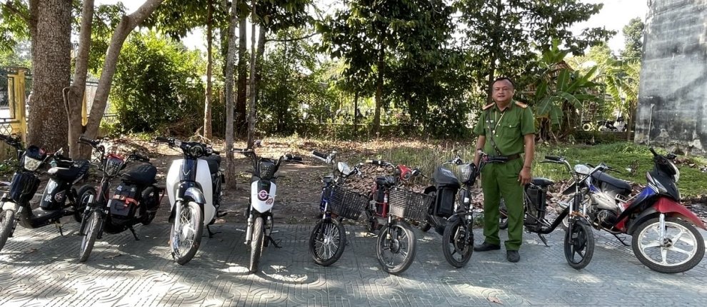 Công an xã Châu Thành kiểm tra, xử lý các cơ sở, trường hợp “binh, độ xe”, đua xe trái phép gây mất TTATGT đường bộ