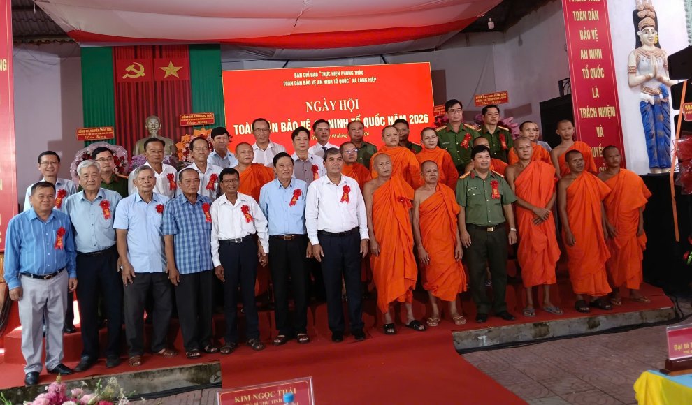 Xã Long Hiệp tổ chức “Ngày hội toàn dân bảo vệ ANTQ”