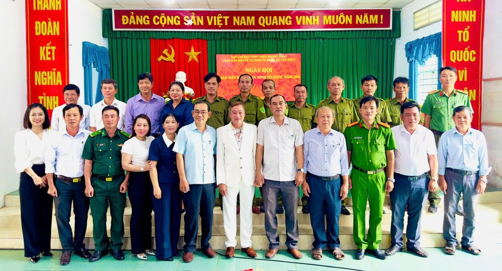 Công an xã Tân Thủy tham mưu tổ chức Ngày hội toàn dân bảo vệ an ninh Tổ quốc năm 2026