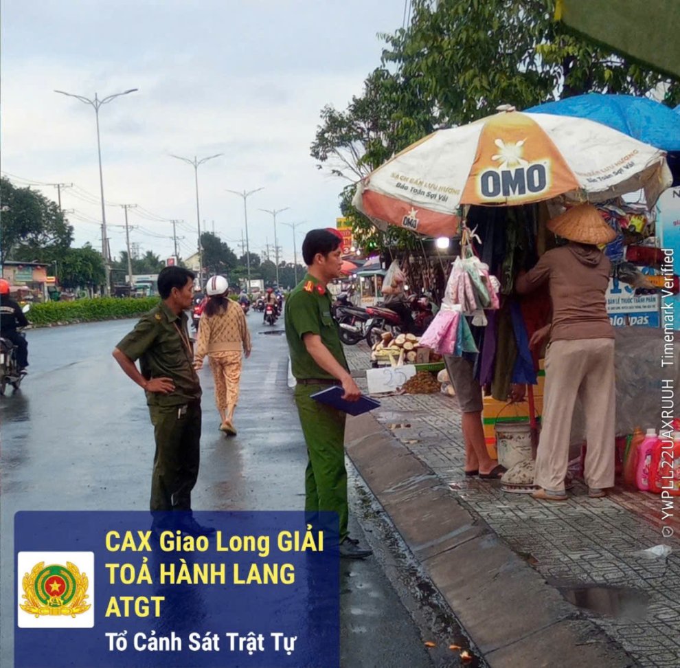 CSTT giải toả hành lang ATGT