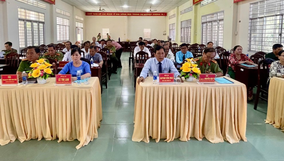 Đại hội Hội Cựu Công an nhân dân xã Bình Đại lần thứ I nhiệm kỳ 2026 – 2031