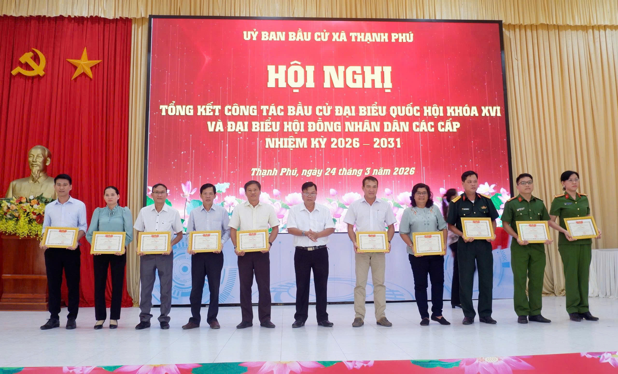 khen tiểu ban ANTT xã