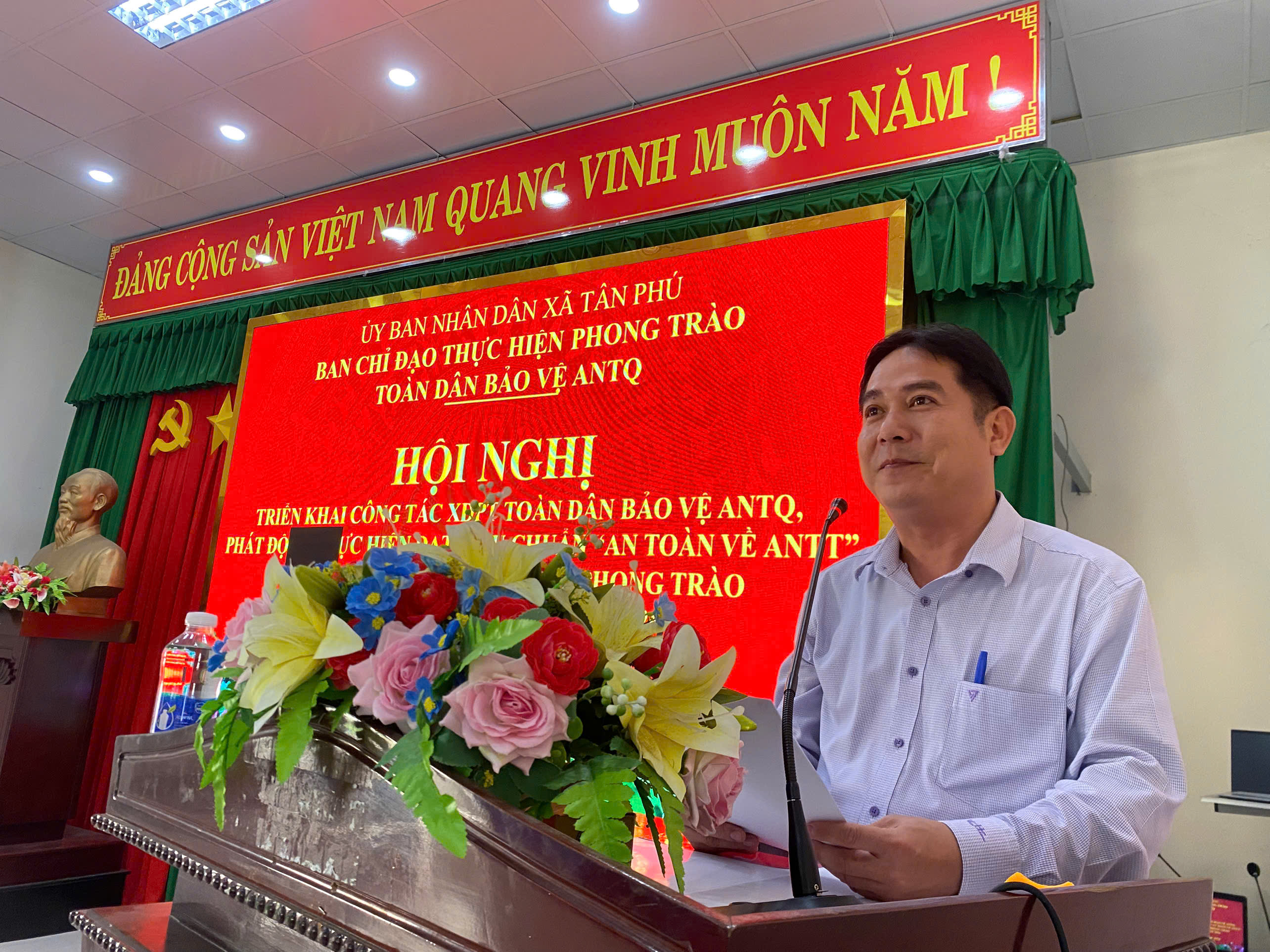 Phát biểu của CTUBND xã