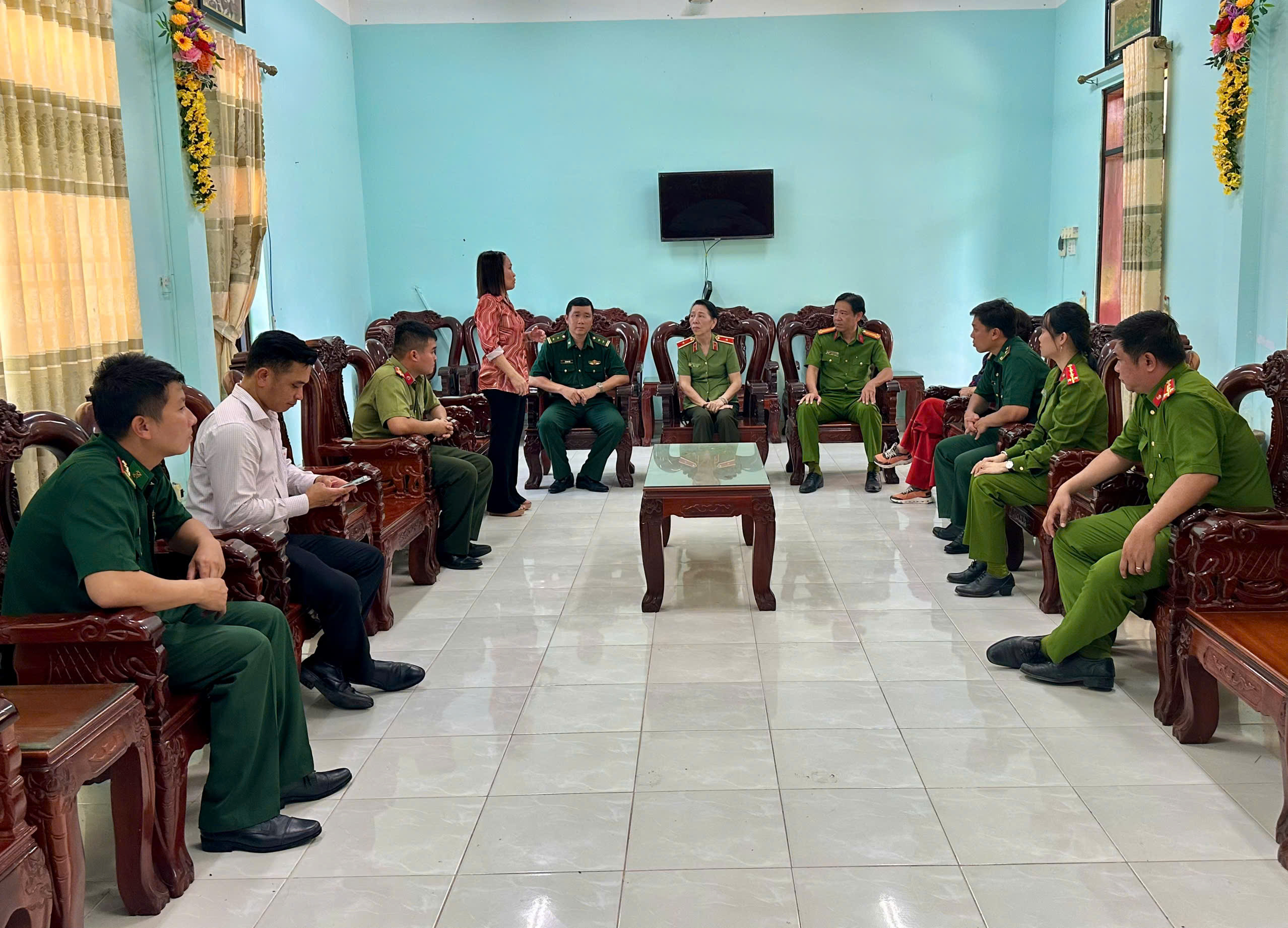 Sinh hoạt chính trị tại Đồn Biên phòng Cổ Chiên
