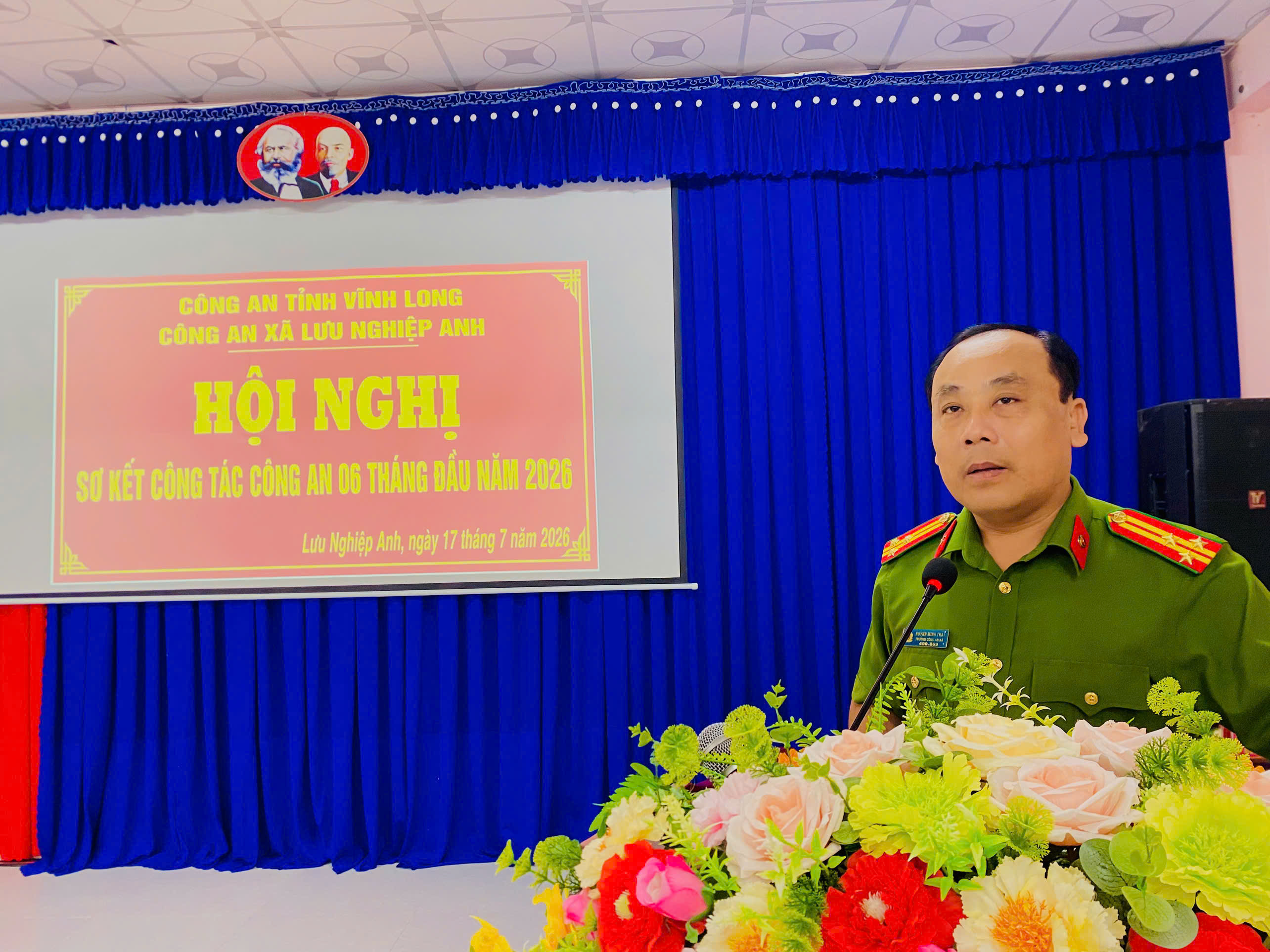 TCA xã phát biểu
