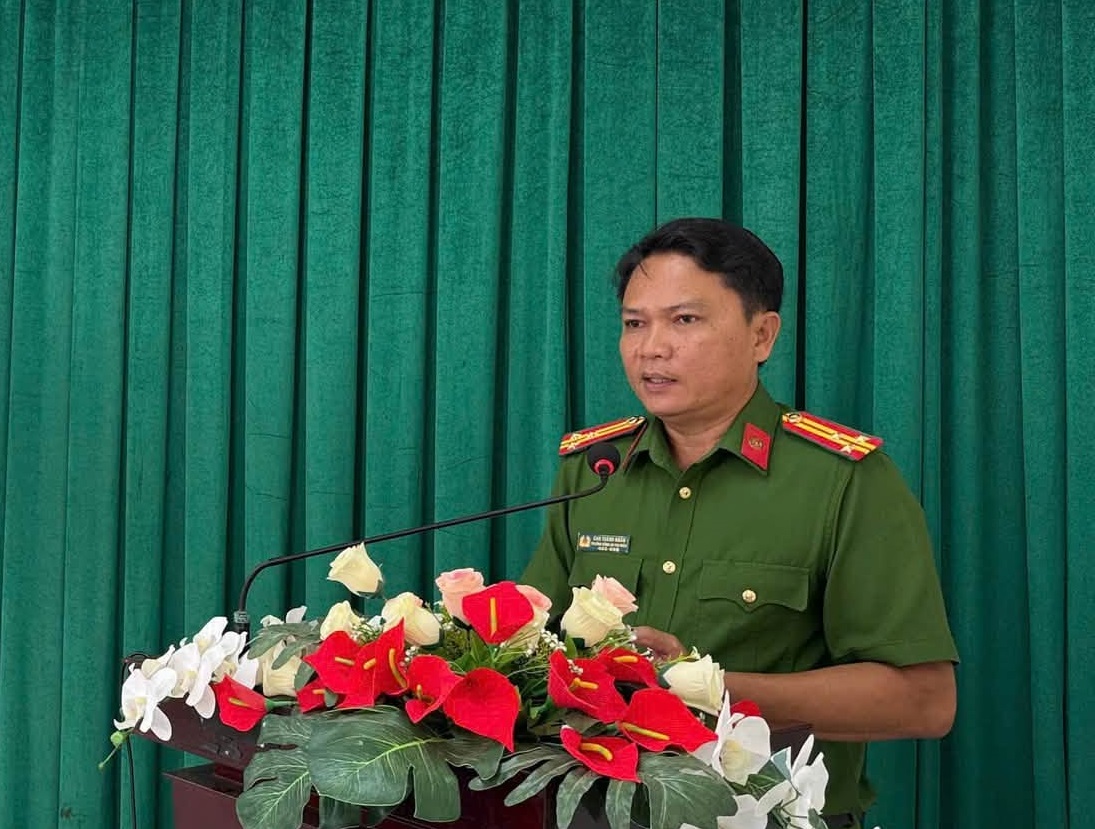Thượng tá Cao Thành Nhân, Trưởng Công an xã ôn lại kỷ niệm nhân ngày truyền thống ANND
